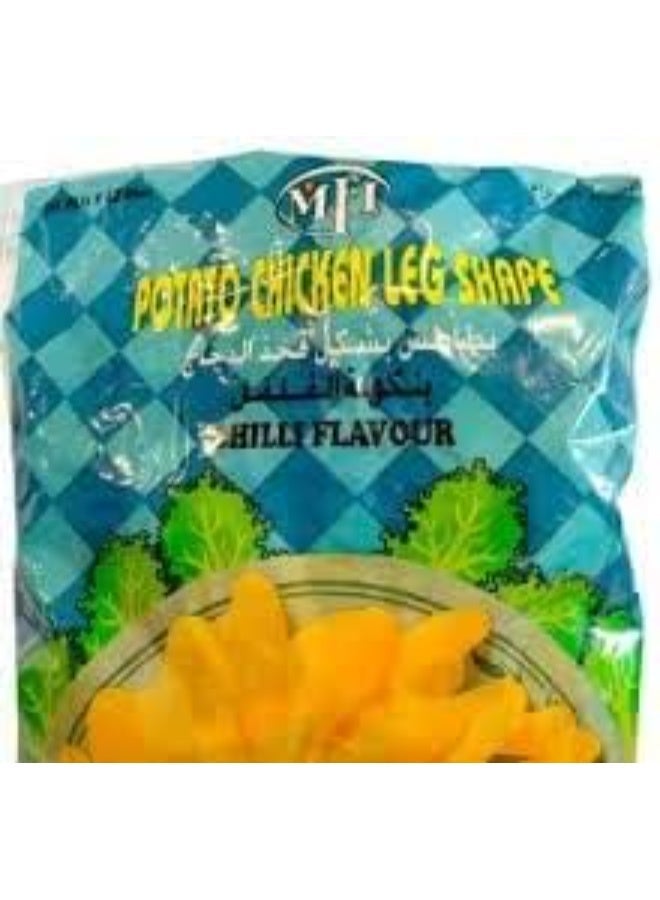 إن إف إل سناكس خضار للأطفال على شكل أفخاذ الدجاج – بطعم الخضروات – وجبة خفيفة مقرمشة وصحية – مناسبة للأطفال – Pack of 12 - Image 1